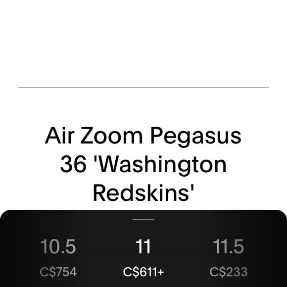 Nike Zoom Pegasus 36 Washington Redskins - Picture 11 of 11